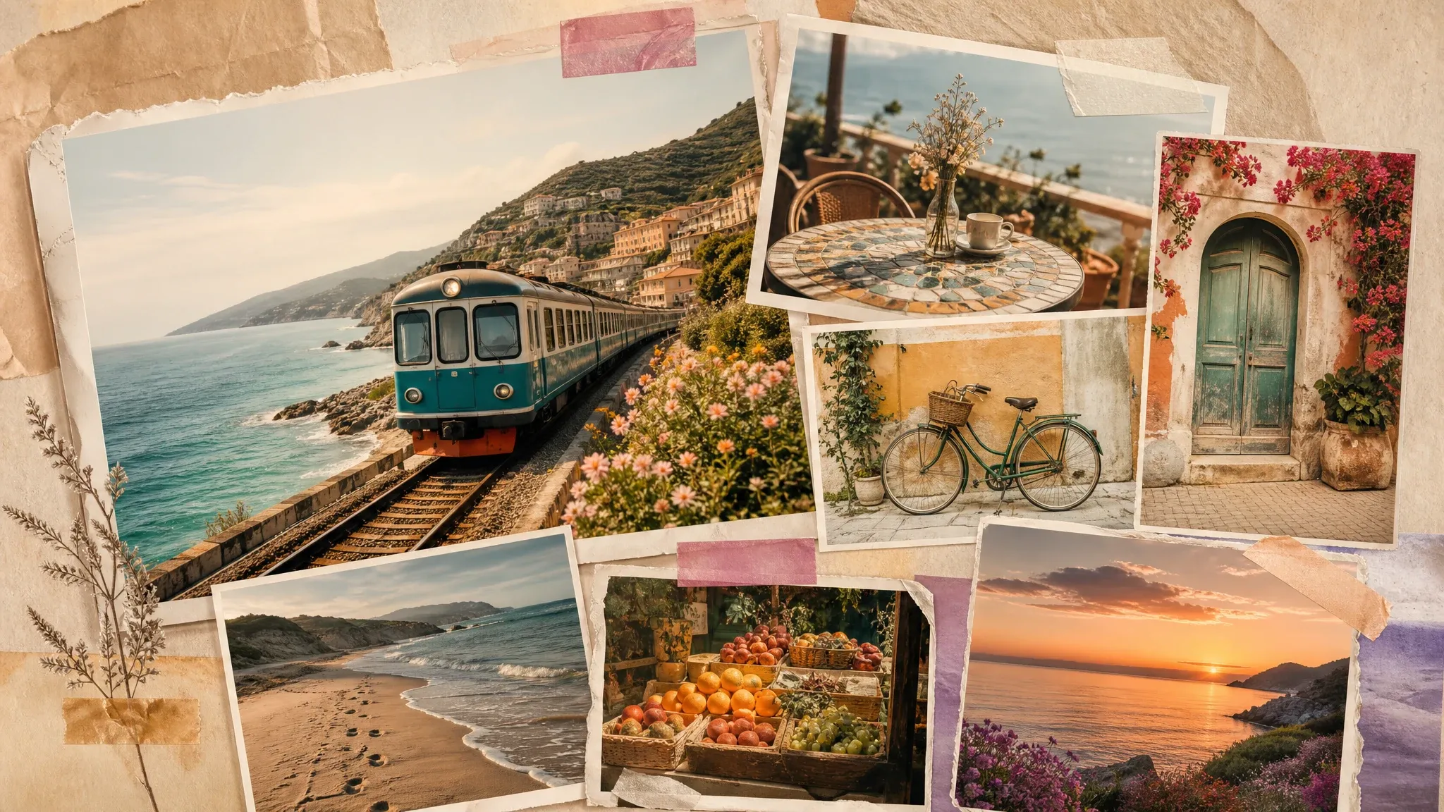Layered AI photo collage maker preview