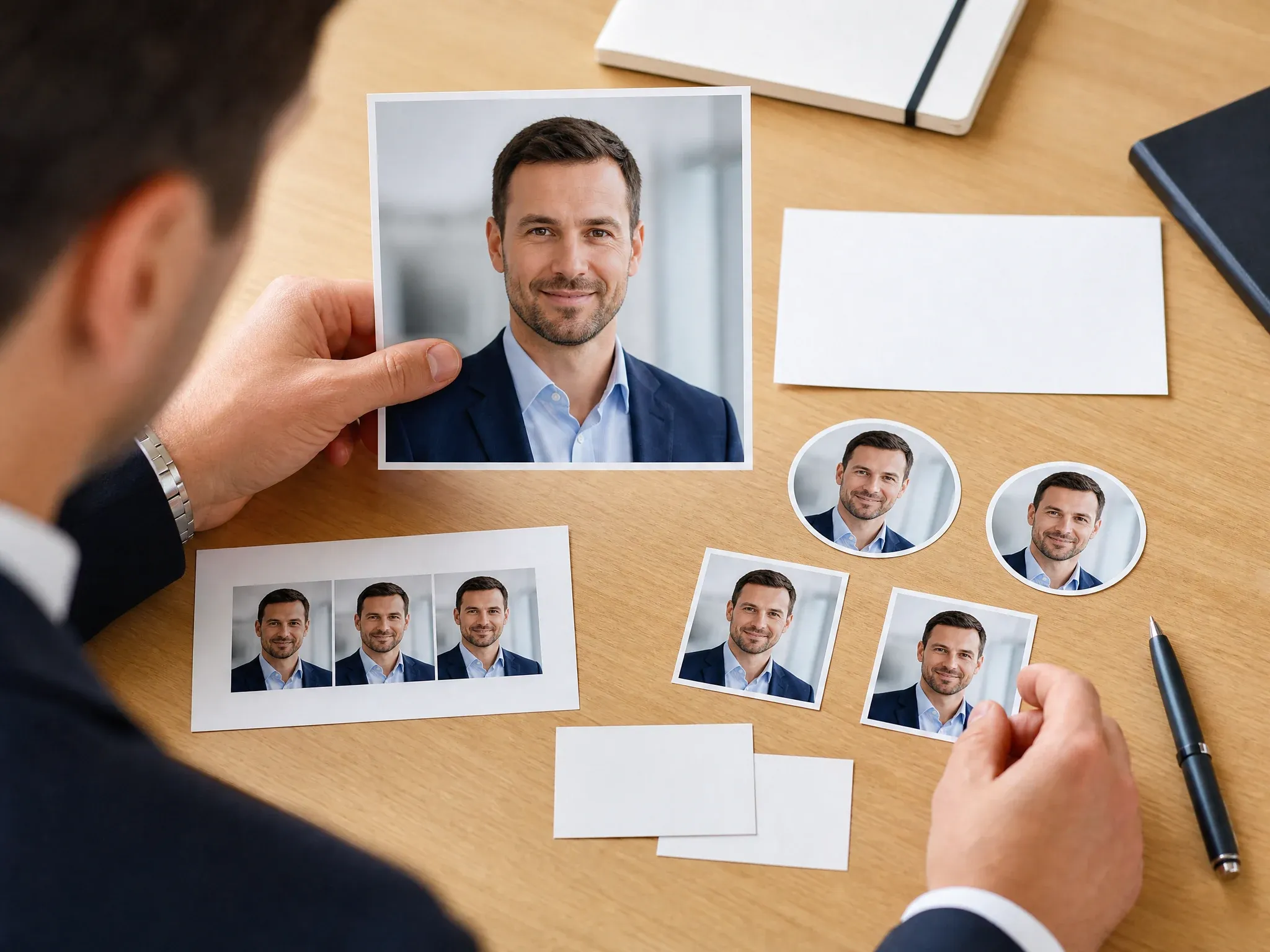 Business photo prepared for email signature and deck profile placements