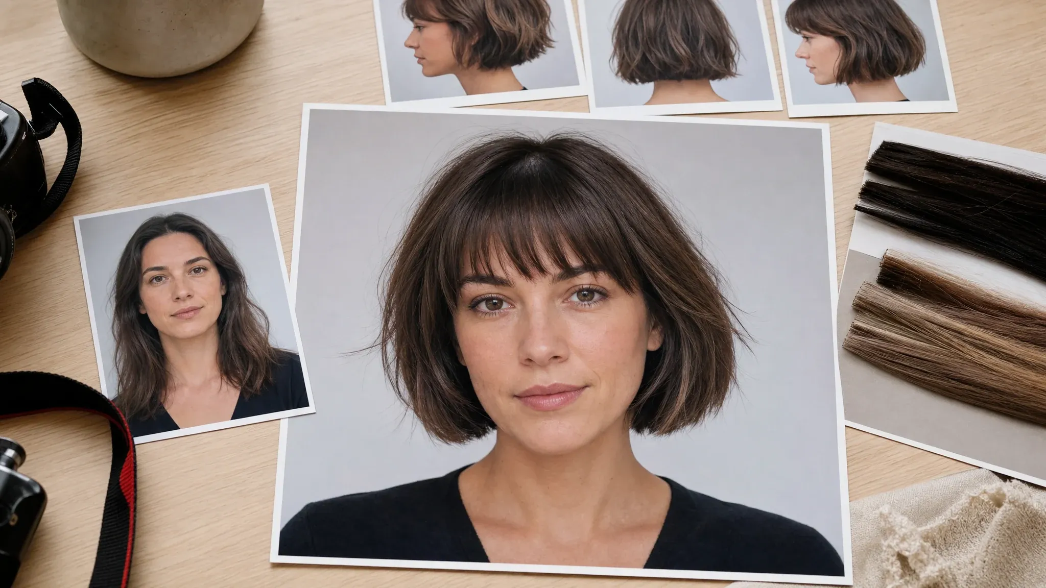 AI Hairstyle Ergebnis vorbereitet für gezieltes Cleanup