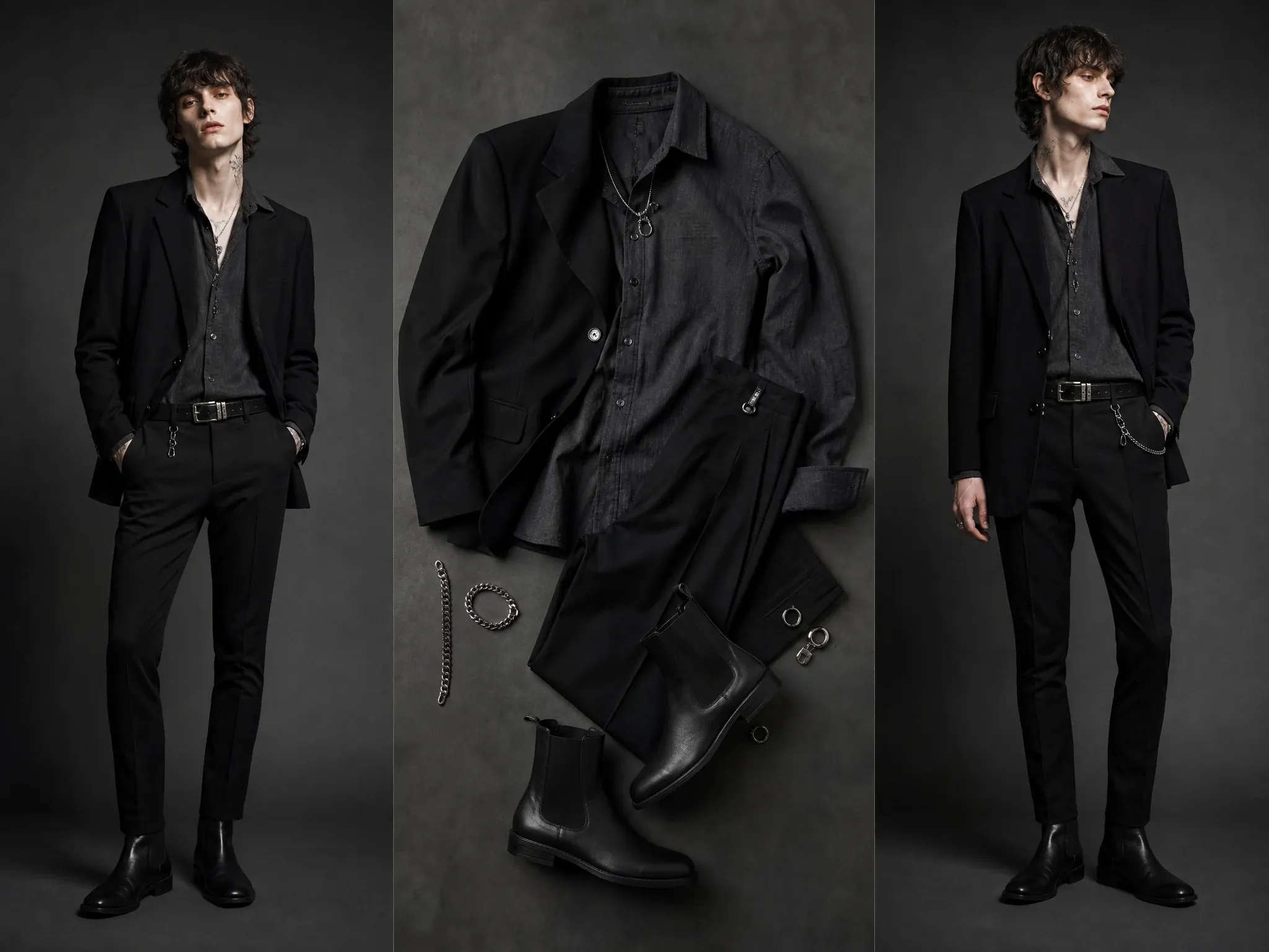 Person, outfit reference और Gothic outfit result