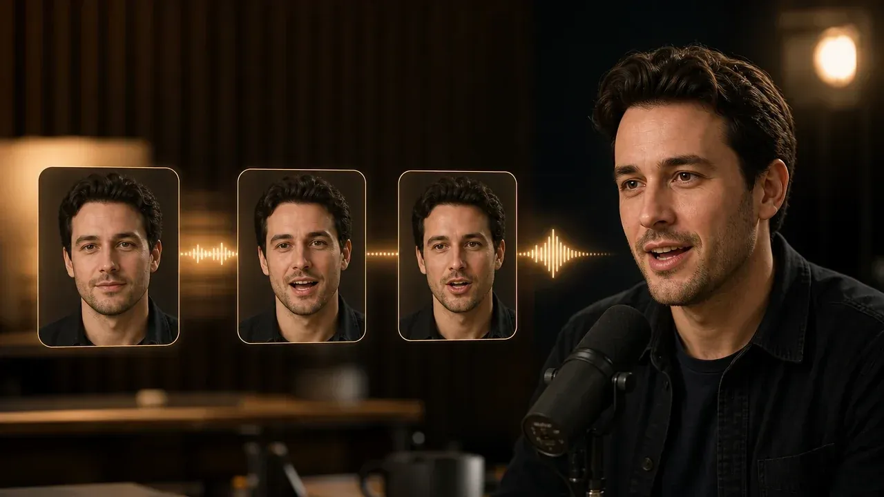 Talking photo preview