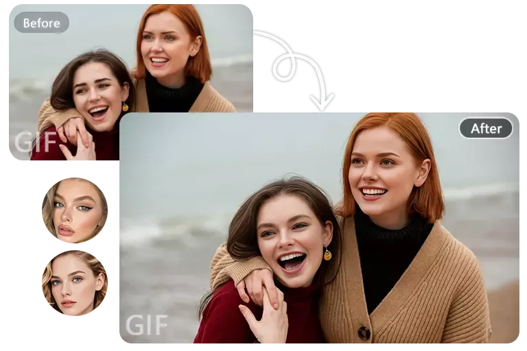 Enjoy HD Quality Multiple GIF Face Swap for All Your Projects