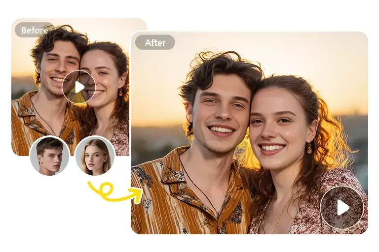 Kostenloser Mehrfach-Video-Gesichtstausch