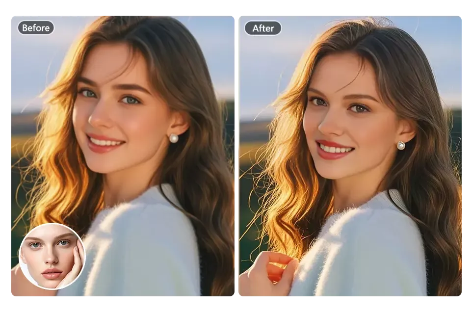 One-Click Face Swap in Photos