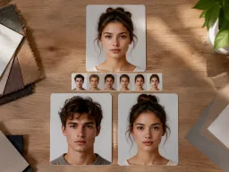 Face morph and face mixer two portrait preview