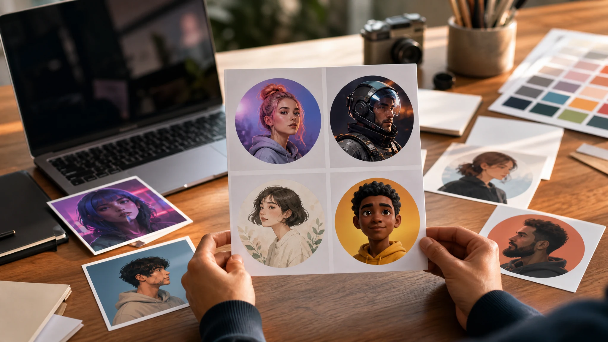 AI avatar generator profile preview