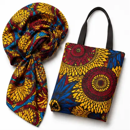 West African Headwrap Tote