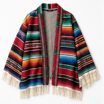 Mexican Serape Jacket