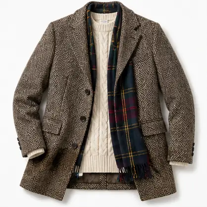 Scottish Tweed Coat