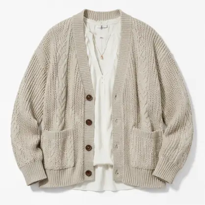 Textured Cardigan