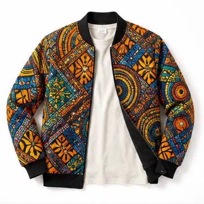 West African Print Jacket