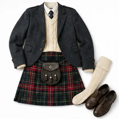 Scottish Tartan Look