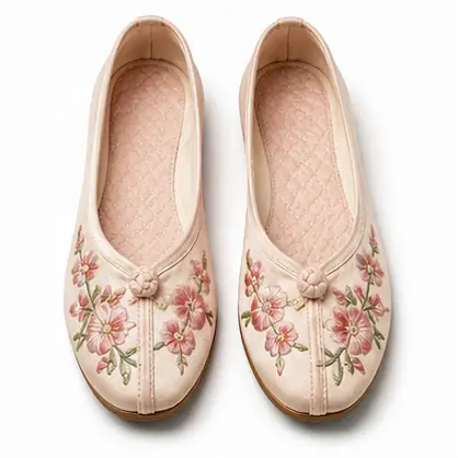 Chinese Embroidered Flats