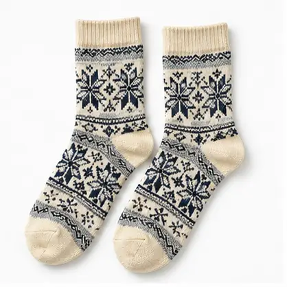 Nordic Knit Socks