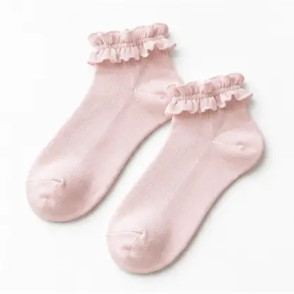 Pastel Ruffle Socks