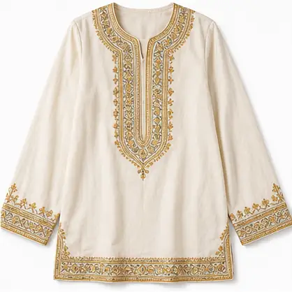 Middle Eastern Embroidered Tunic