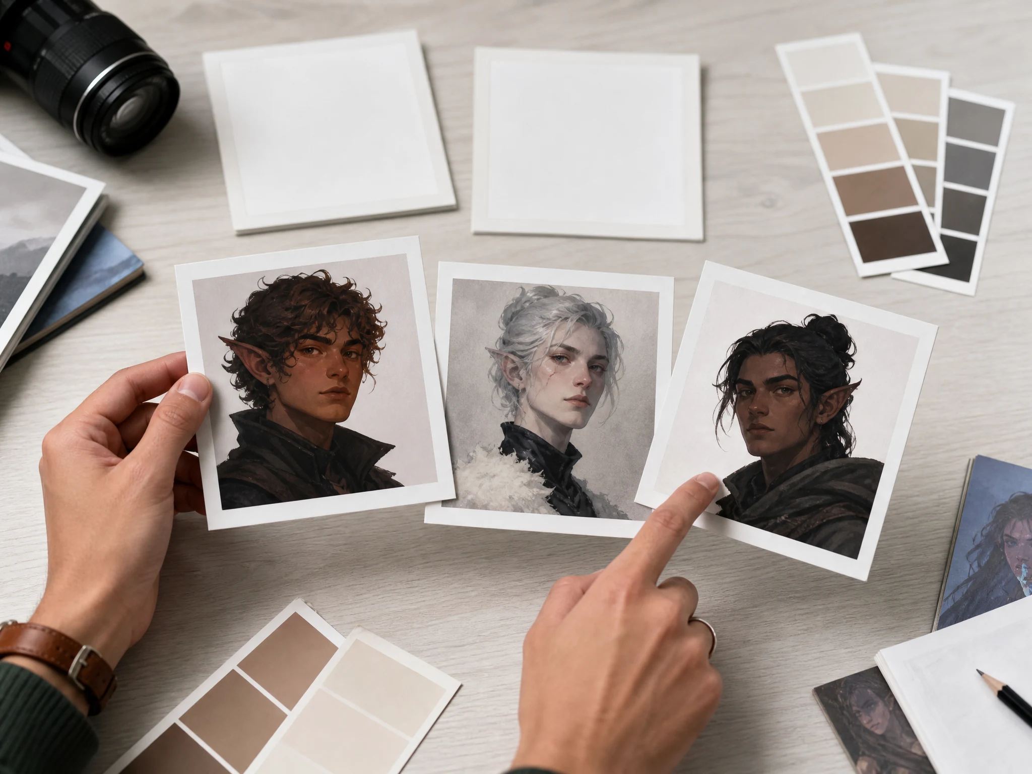 Original character profile portrait preview for the OC Maker workbench