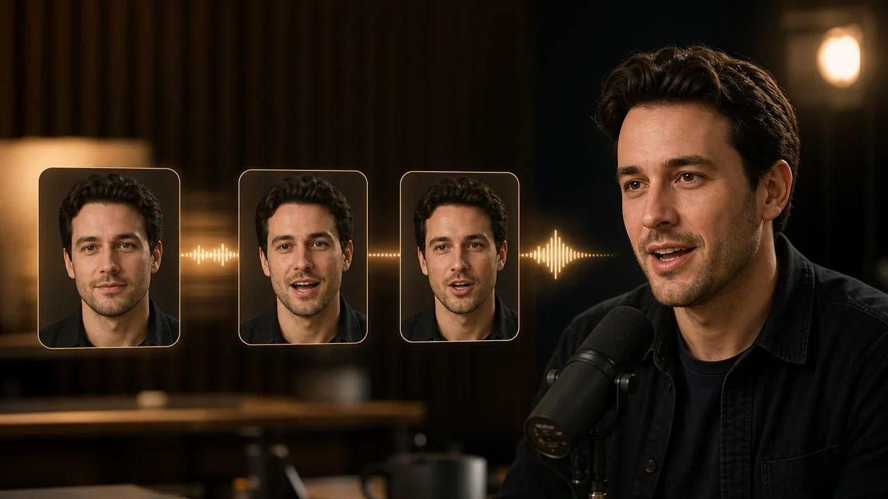 Talking photo preview