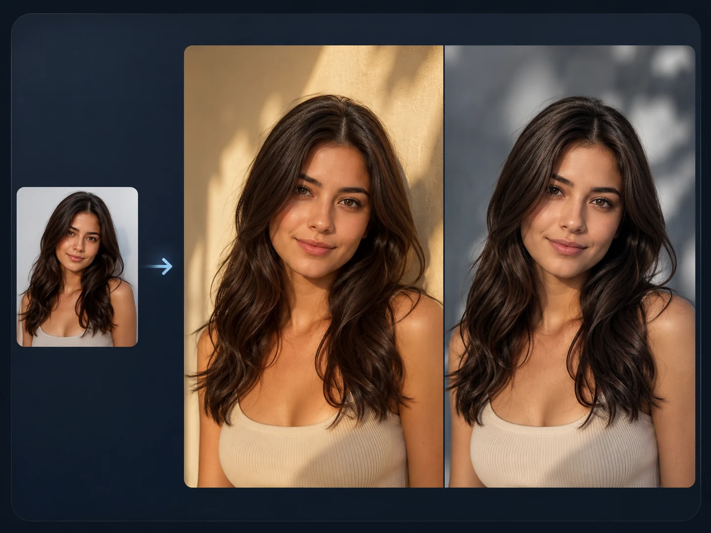 Source guided prompt examples for image to image