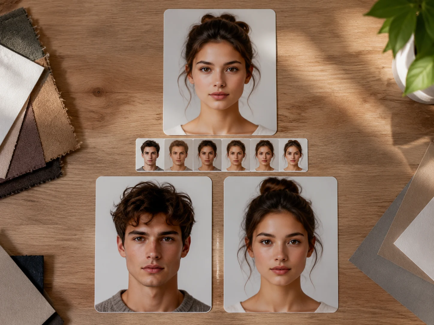 Face morph and face mixer two portrait preview