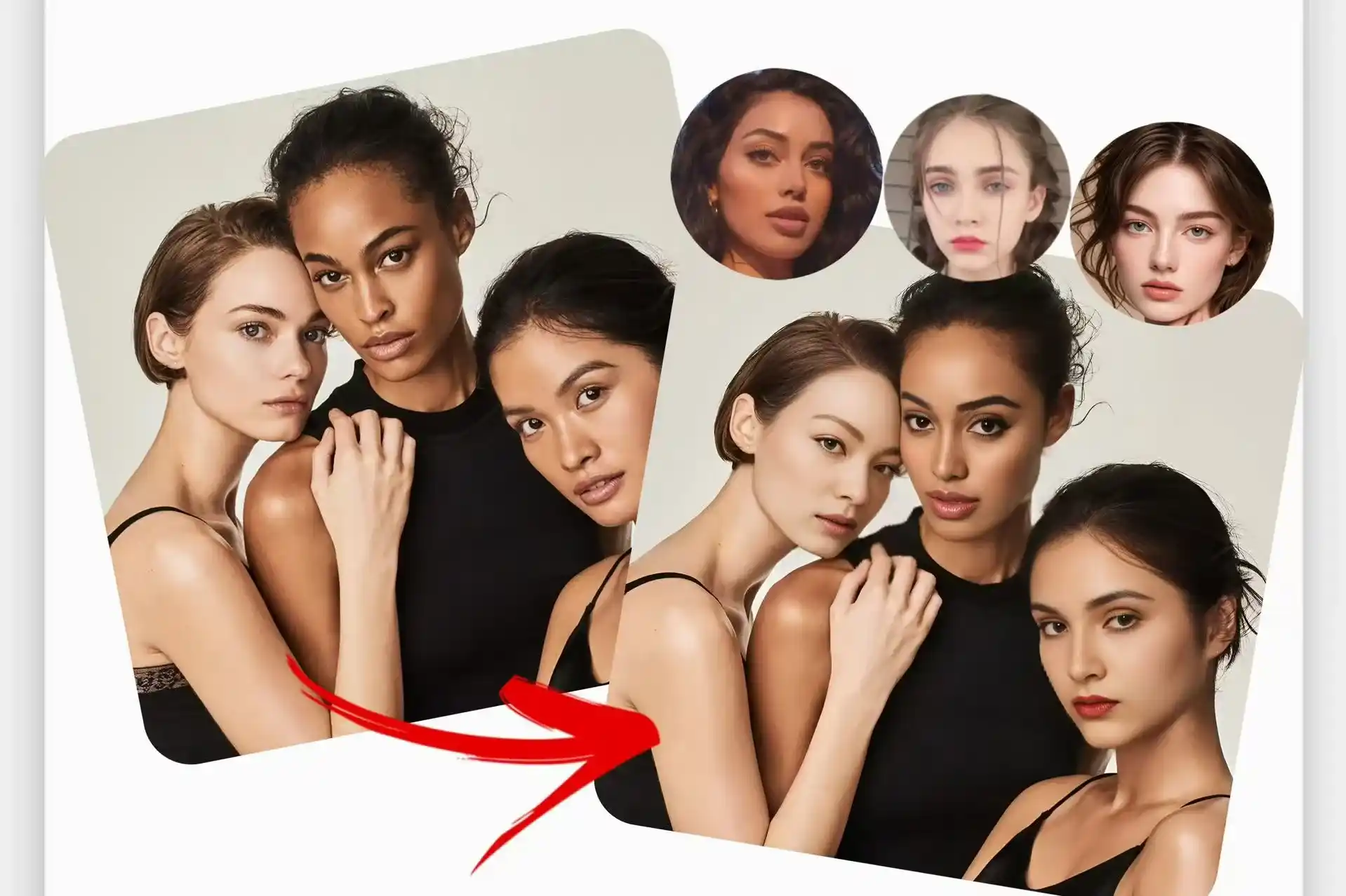 Swap Faces in Group Photos for Weddings or Birthdays