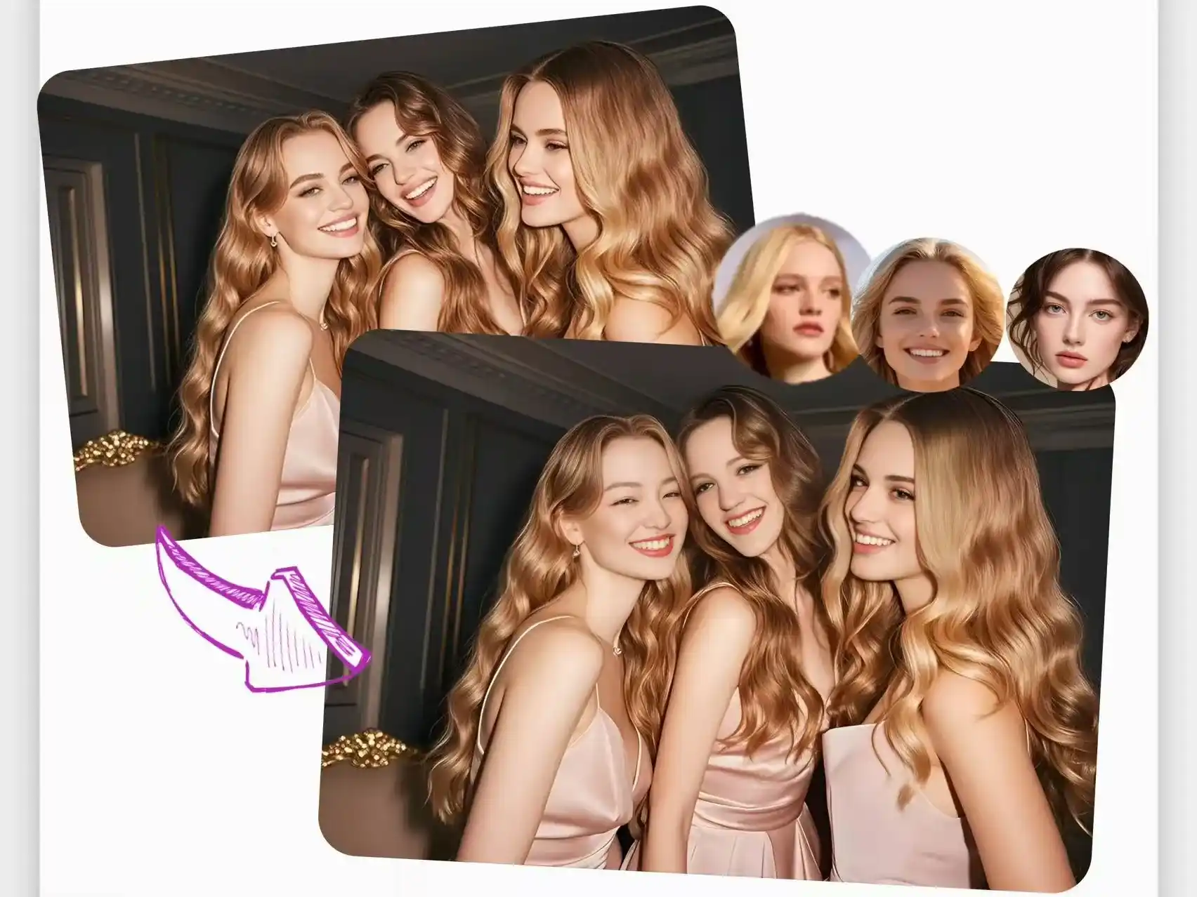 Roleplay Your Favorite Character with Multiple Face Swap