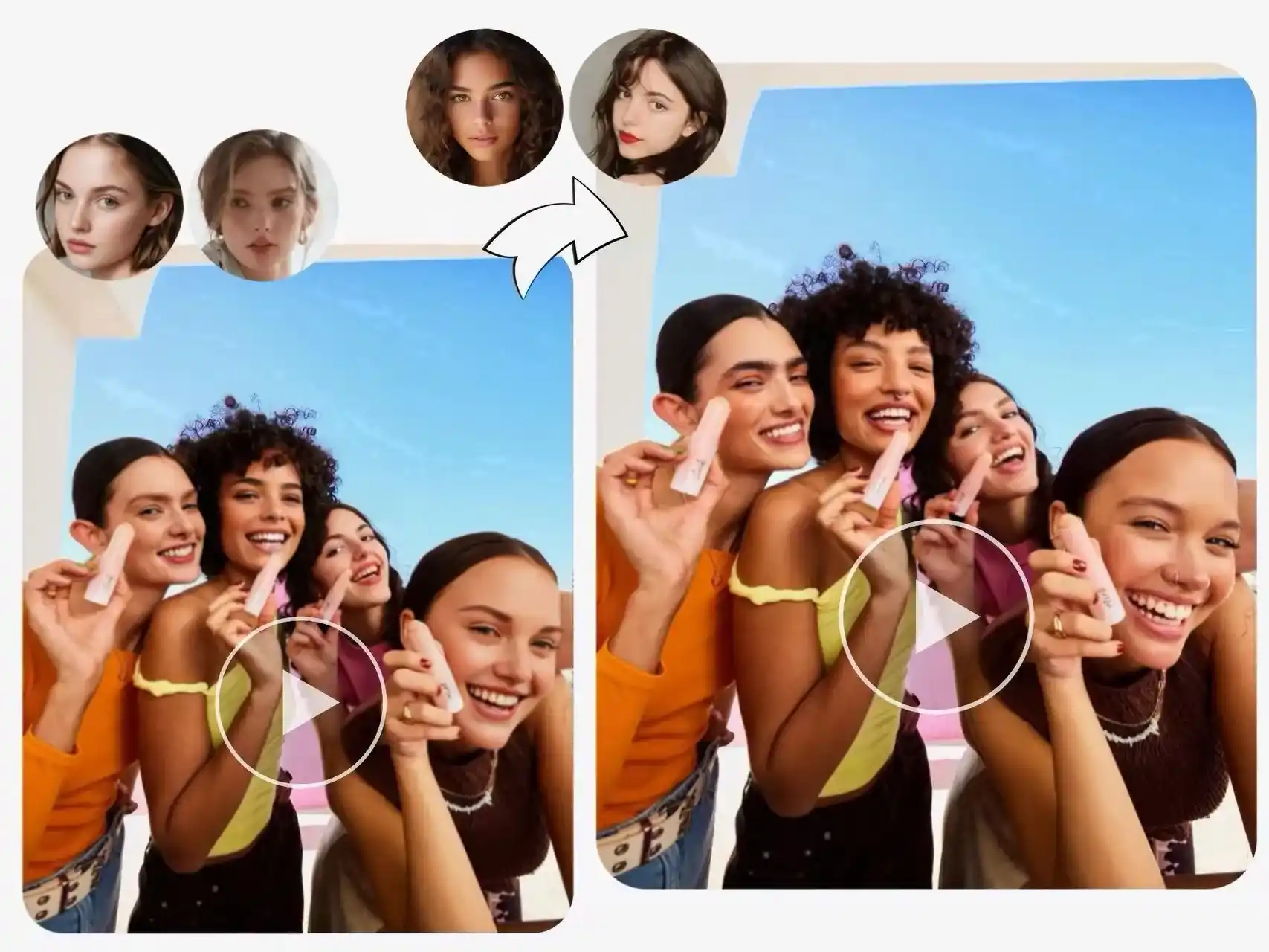 Accurately Extract Multiple Faces from Video for Creative Projects