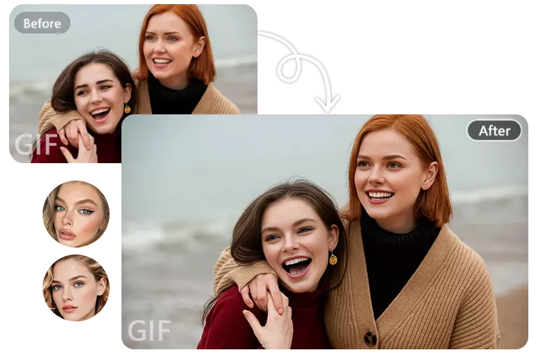Enjoy HD Quality Multiple GIF Face Swap for All Your Projects