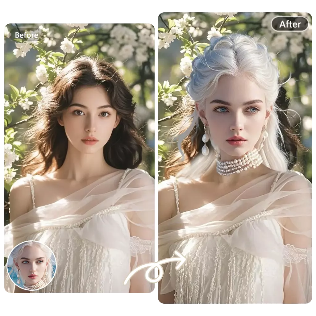 AI Head Swap with Hair and Expressions
